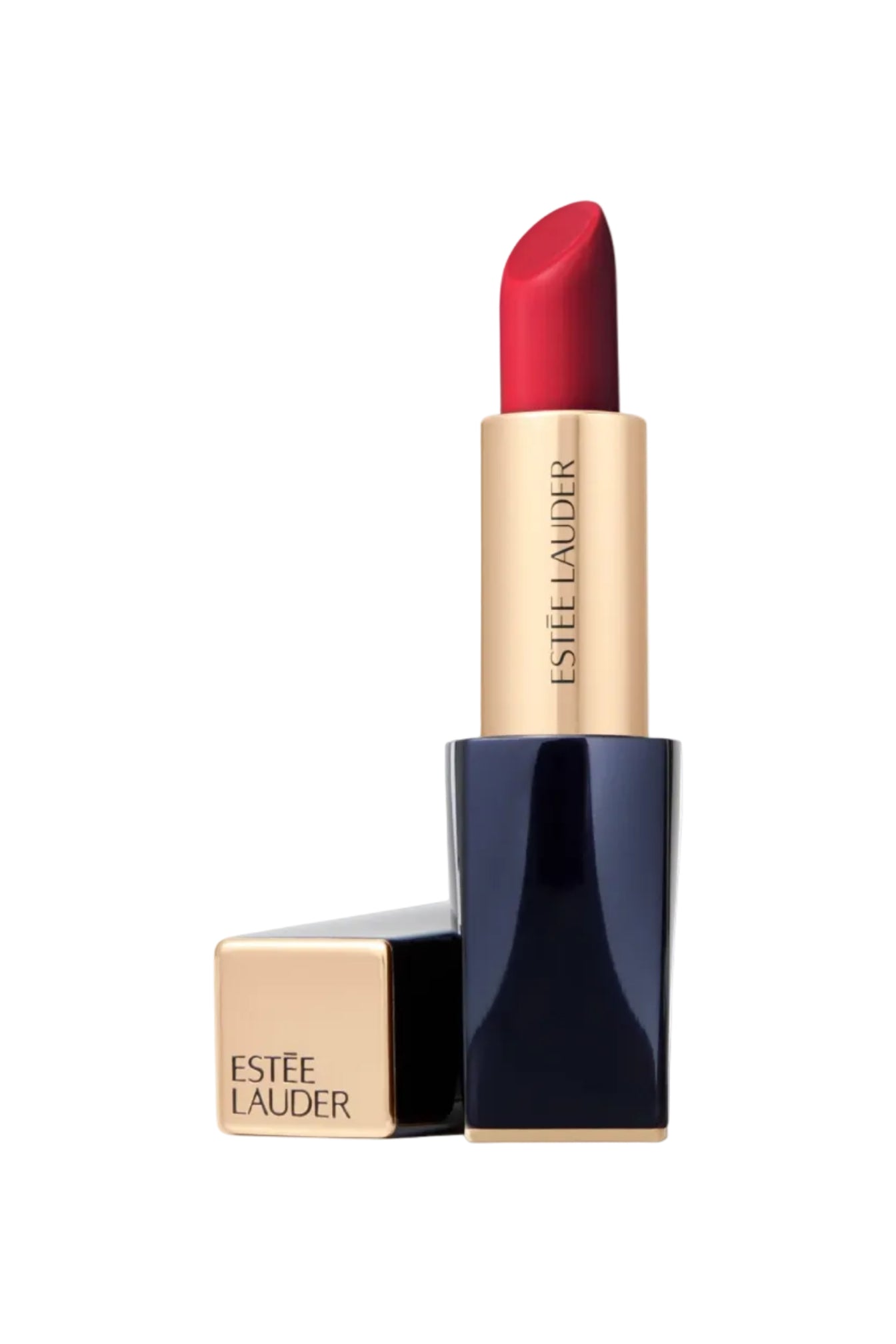 Estée Lauder lipstick with red shade on a white background Monza Outlet