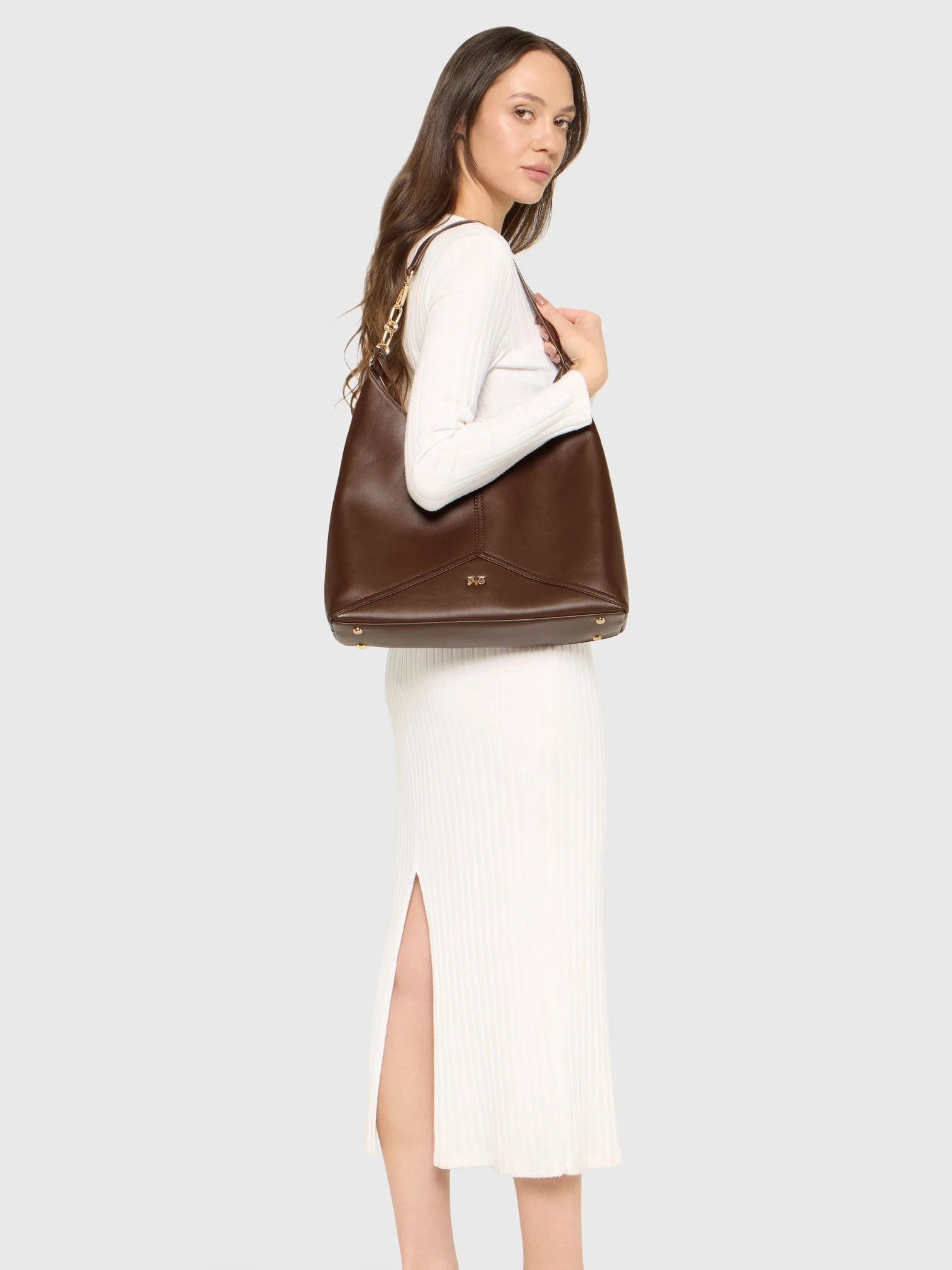 19V69 Italia Campana Women's Brown Shoulder Bag
