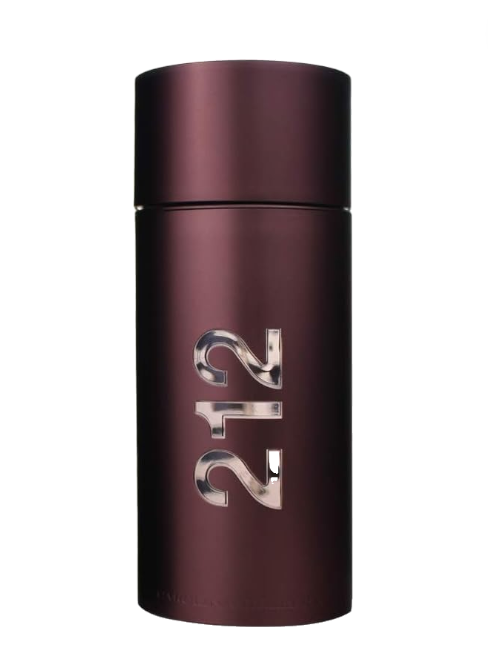 Brown perfume bottle with '212' logo on a white background monza outlet, Shein outlet, monza fashion
