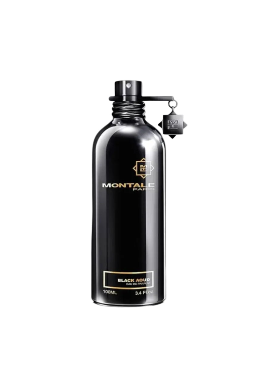 Black Montale perfume bottle on a white background Montale Monza Outlet