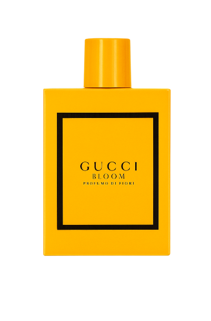 Gucci Bloom perfume bottle on a white background Monza Outlet