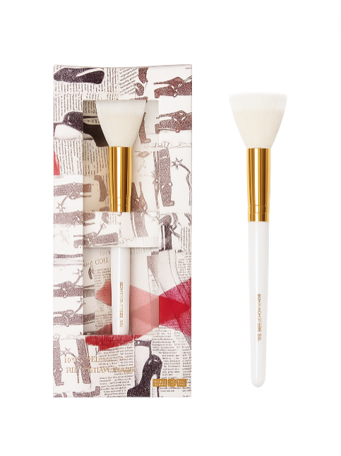 Makeup brush set with a decorative box on a white background. Pat McGrath Labs Monza Outlet