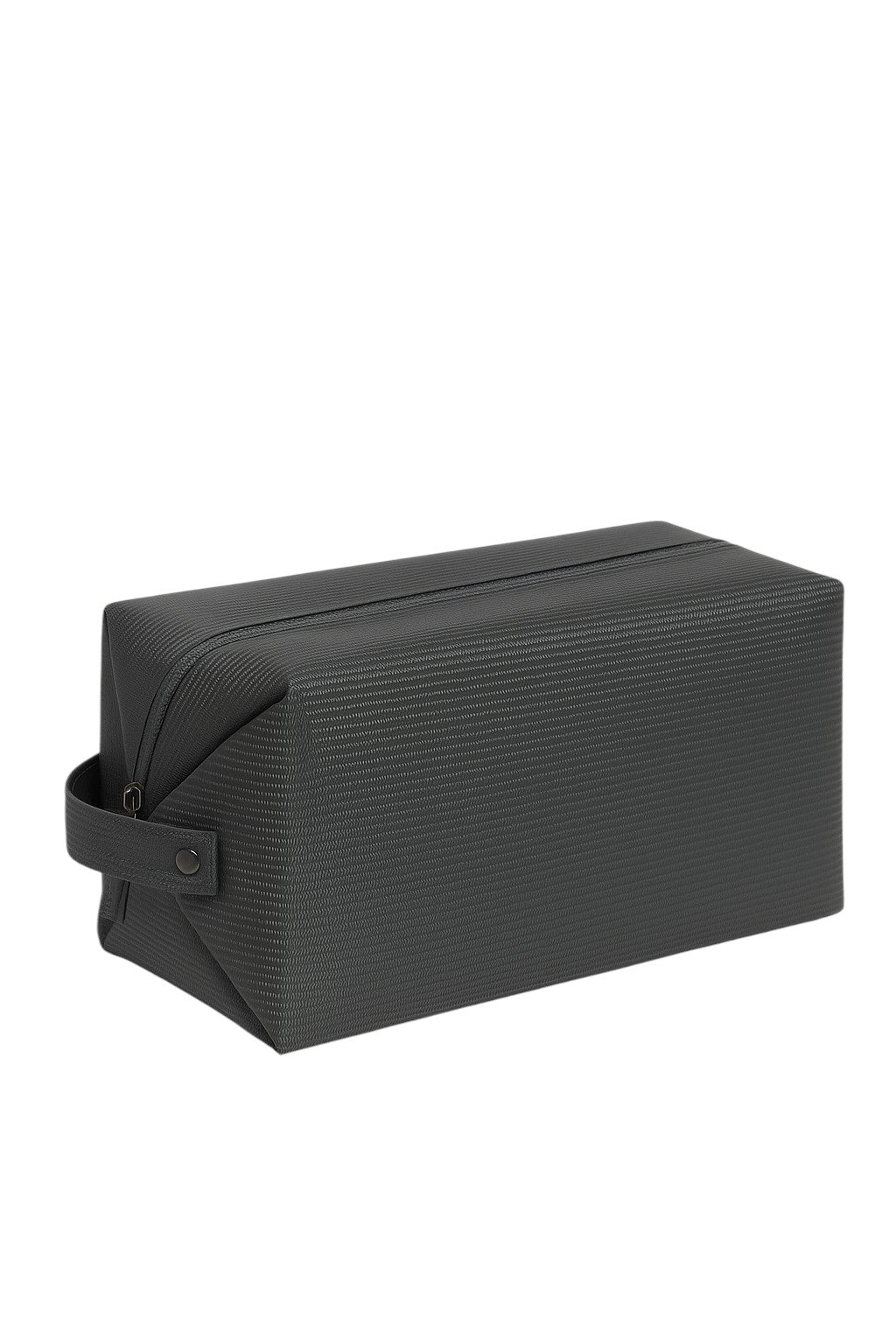 Black toiletry bag on a white background Bvlgari Bulgari Monza Outlet