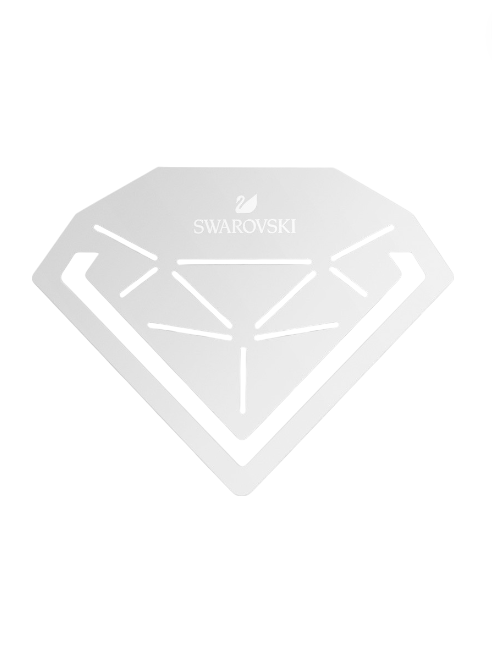 Swarovski logo on a white background. Swarovski Monza Outlet