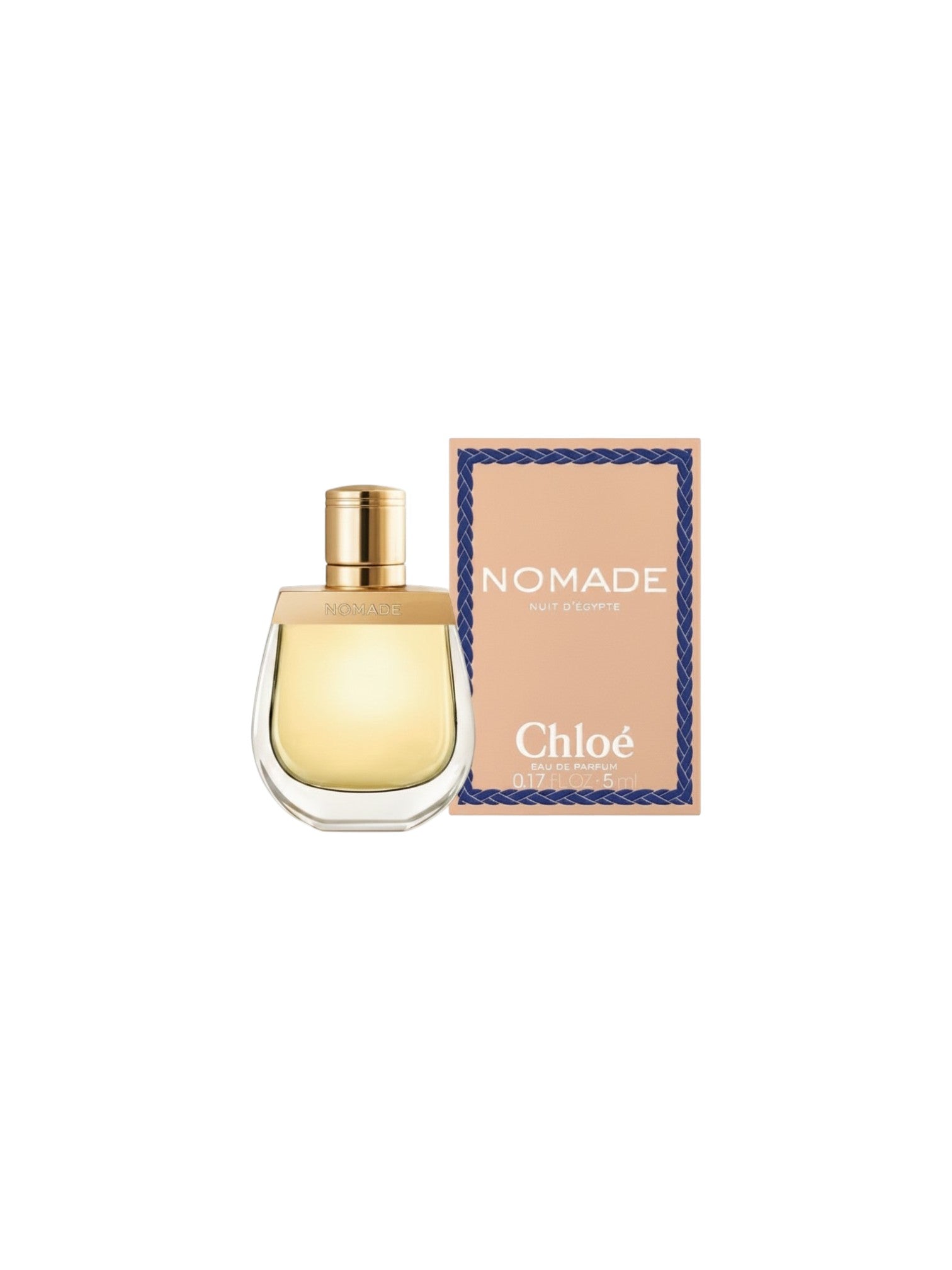 Chloe Nomade perfume bottle and packaging on a white background. Chloe, Monza Outlet, Monza Fashion, Shein Outlet
