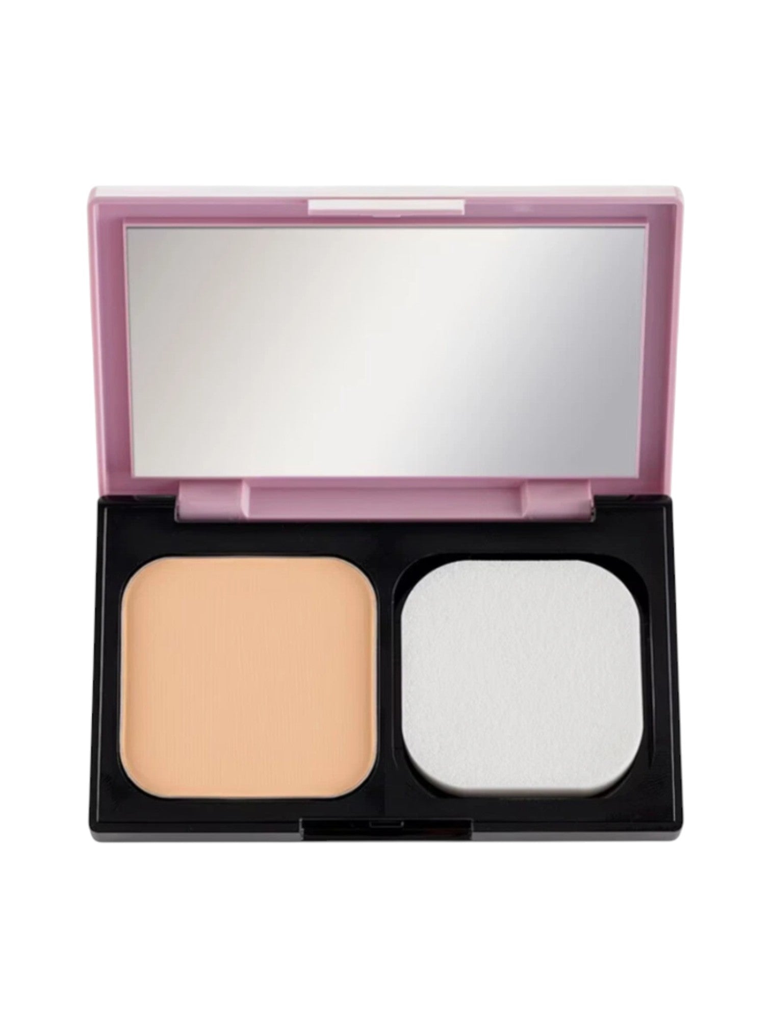 Makeup compact with powder and mirror on a white background Maybelline Monza Outlet