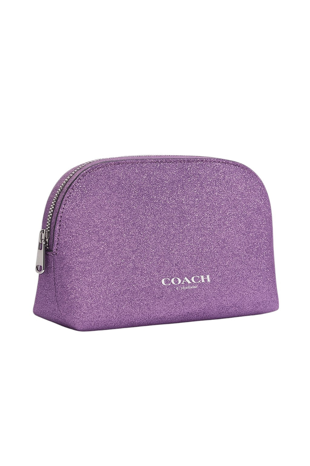 Purple Coach cosmetic bag on a white background Coach Monza Outlet