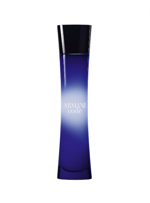 Blue Armani Code perfume bottle on a white background Code Monza Outlet