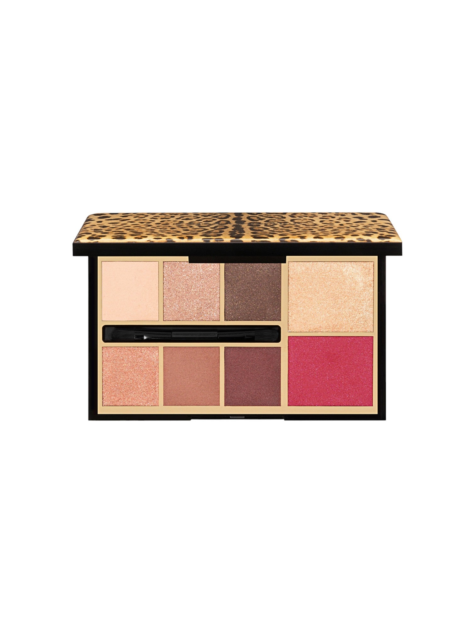 Makeup palette with leopard print design on a white background Dolce Gabbana Monza Outlet