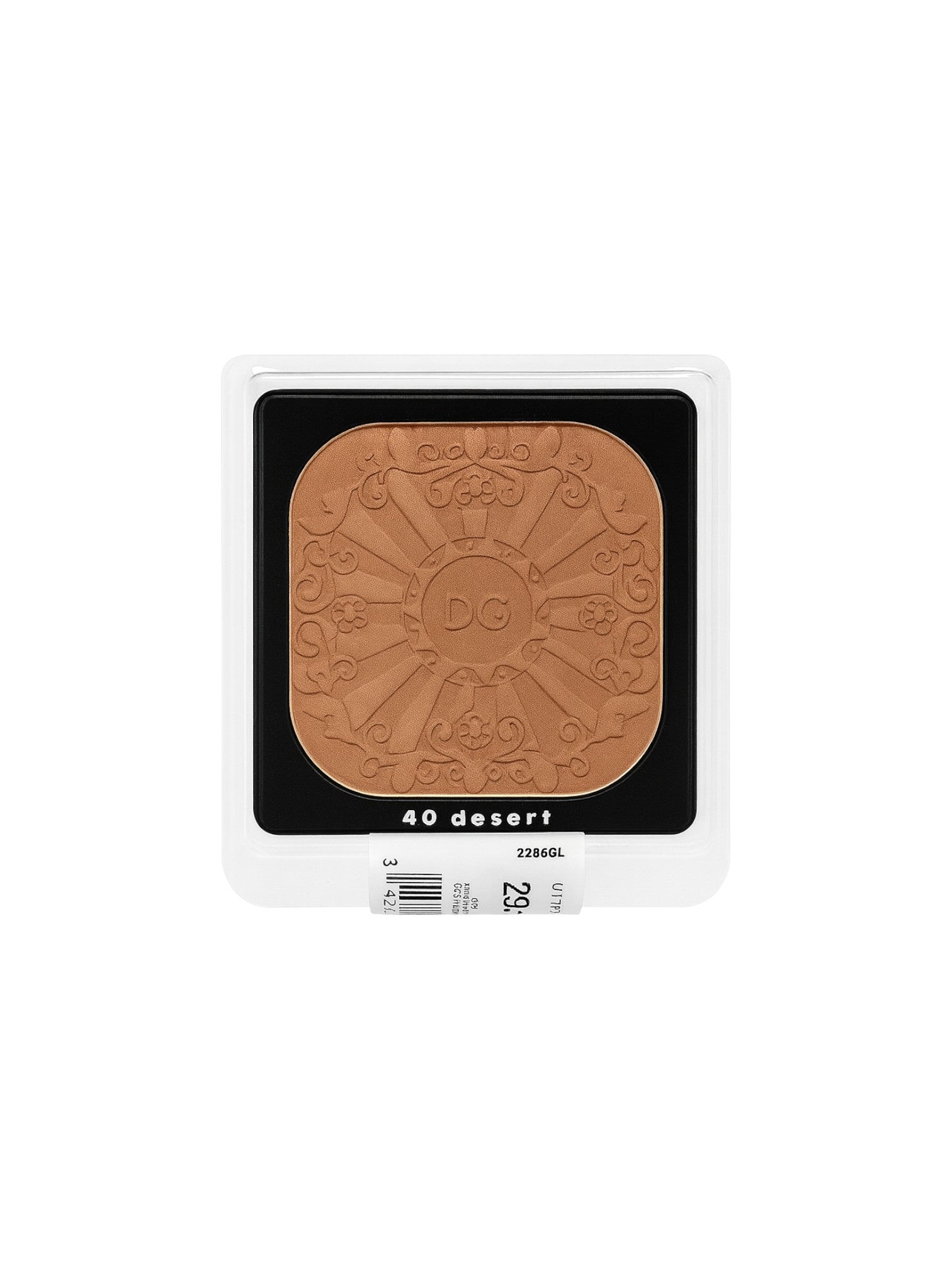 Makeup compact with a brand logo on a white background Dolce Gabbana Monza Outlet