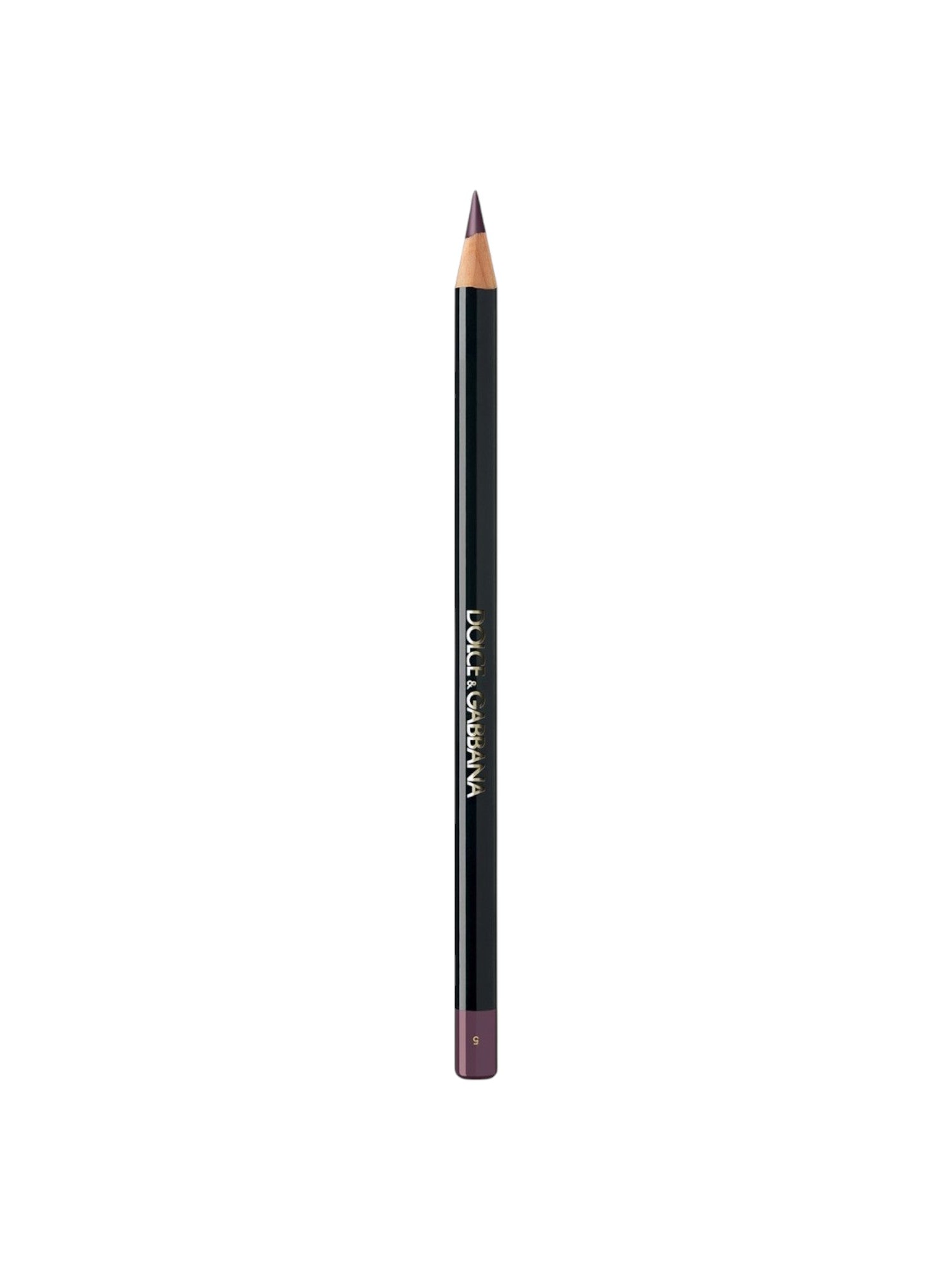 Makeup pencil with brown tip and black casing on a white background Dolce Gabbana Monza Outlet