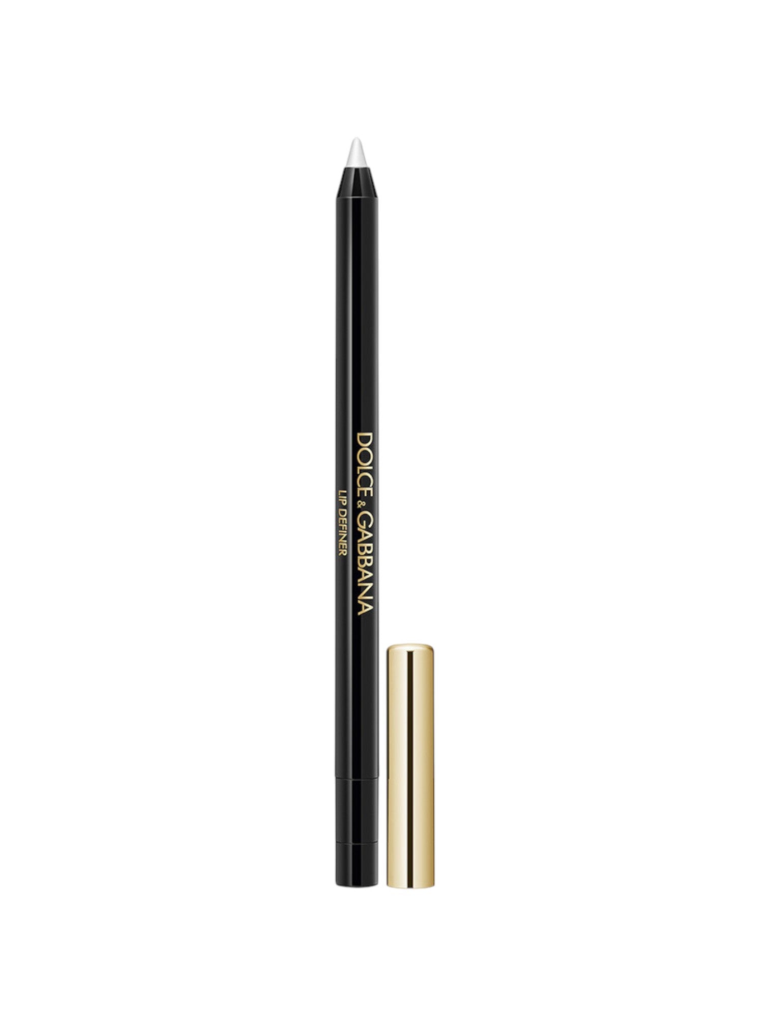 Dolce & Gabbana eyeliner pencil with gold cap on a white background Dolce Gabbana Monza Outlet