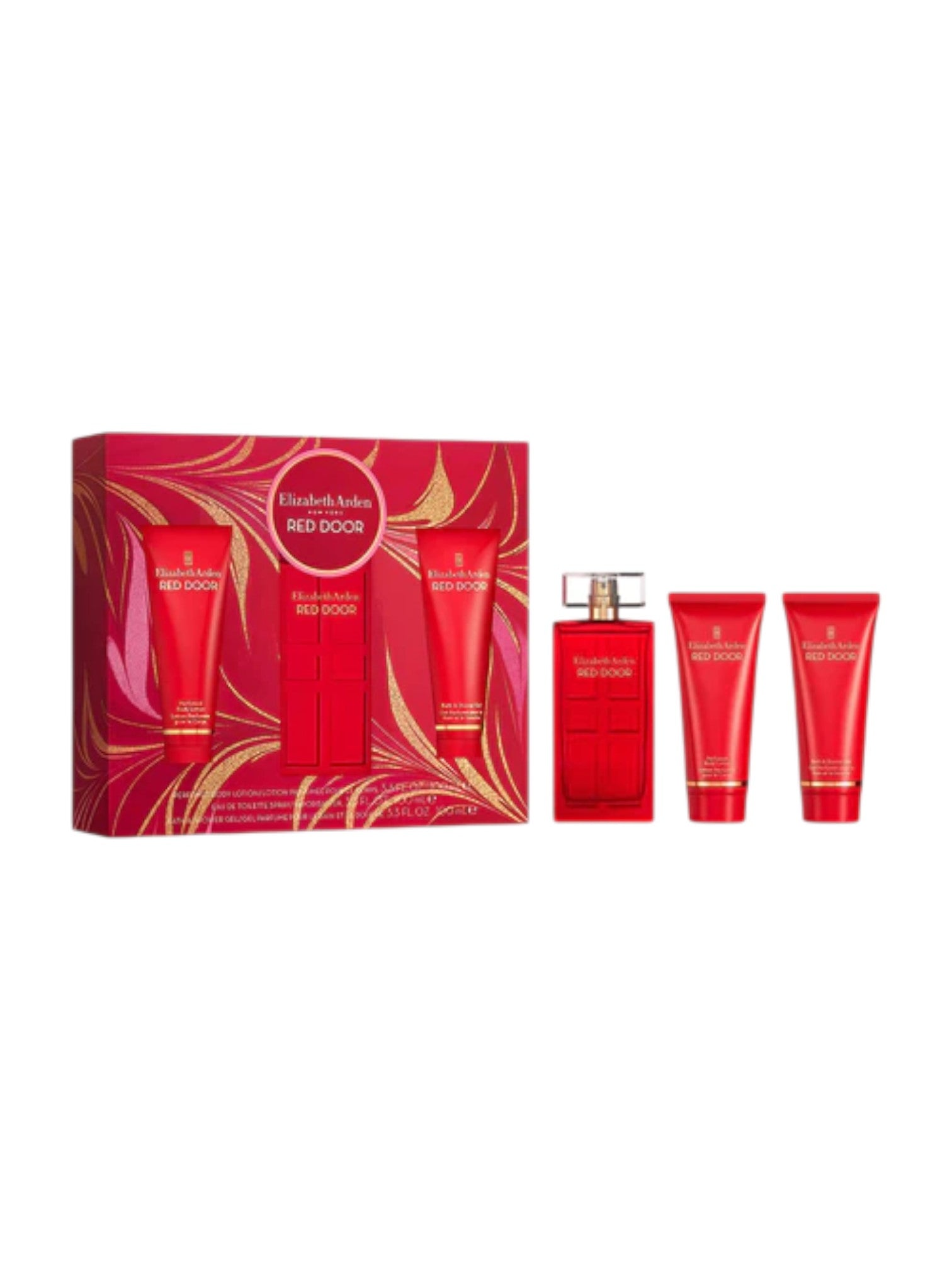 Elizabeth Arden Red Door perfume set on a white background. Elizabeth Arden, Monza Outlet, Monza Fashion, Shein Outlet