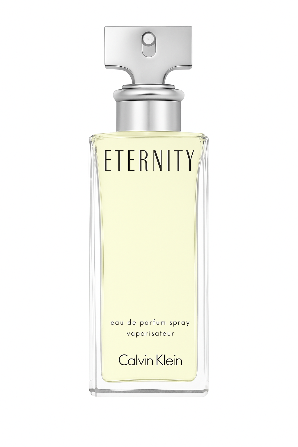 Calvin Klein Eternity perfume bottle on a white background Calvin Klein Monza Outlet