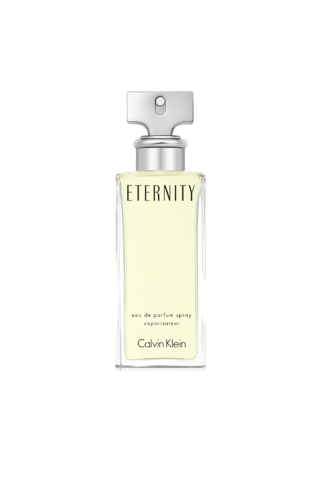 Calvin Klein Eternity perfume bottle on a white background Calvin Klein Monza Outlet