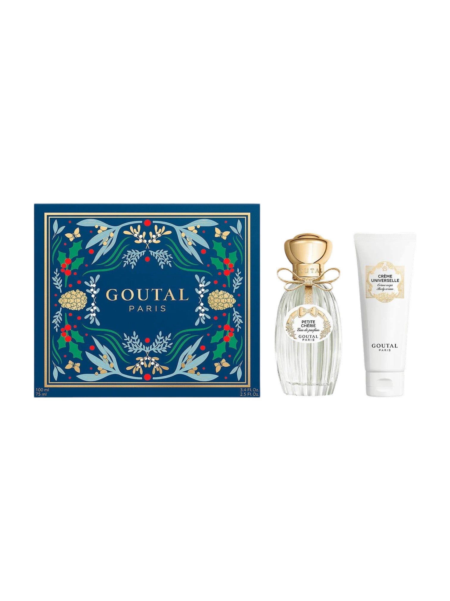 Goutal Paris perfume set with a bottle and packaging on a white background. Goutal, Monza Outlet, Monza Fashion, Shein Outlet
