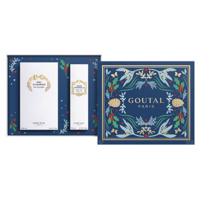 Goutal Paris perfume packaging with floral design on a white background. Monza Outlet