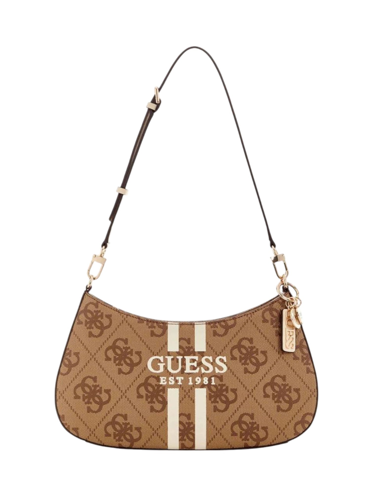 Guess Noelle II Brown Women's Shoulder Bag
