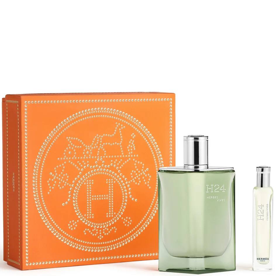 Hermes H24 perfume bottle with orange packaging on a white background Monza Outlet
