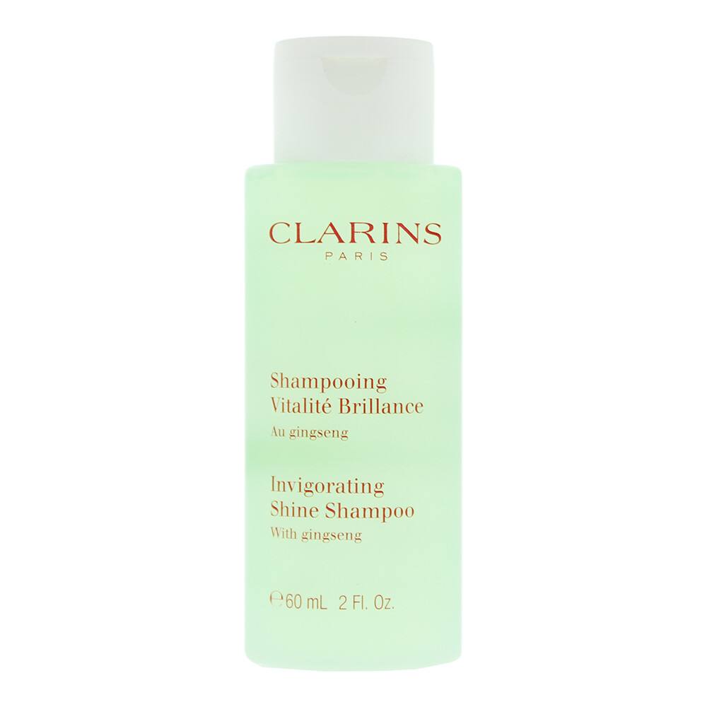 Clarins shampoo bottle on a white background monza outlet, Shein outlet, monza fashion