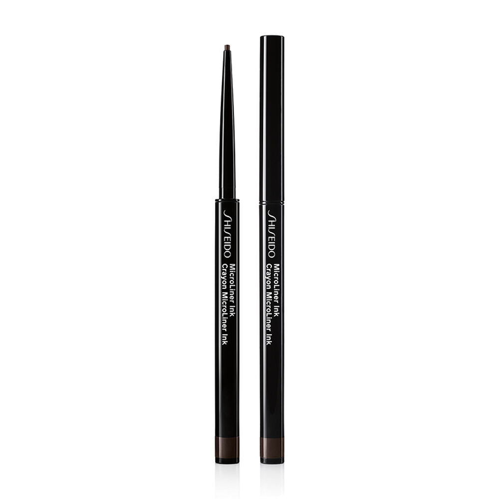 Two black eye liners with Shiseido branding on a white background Monza Outlet