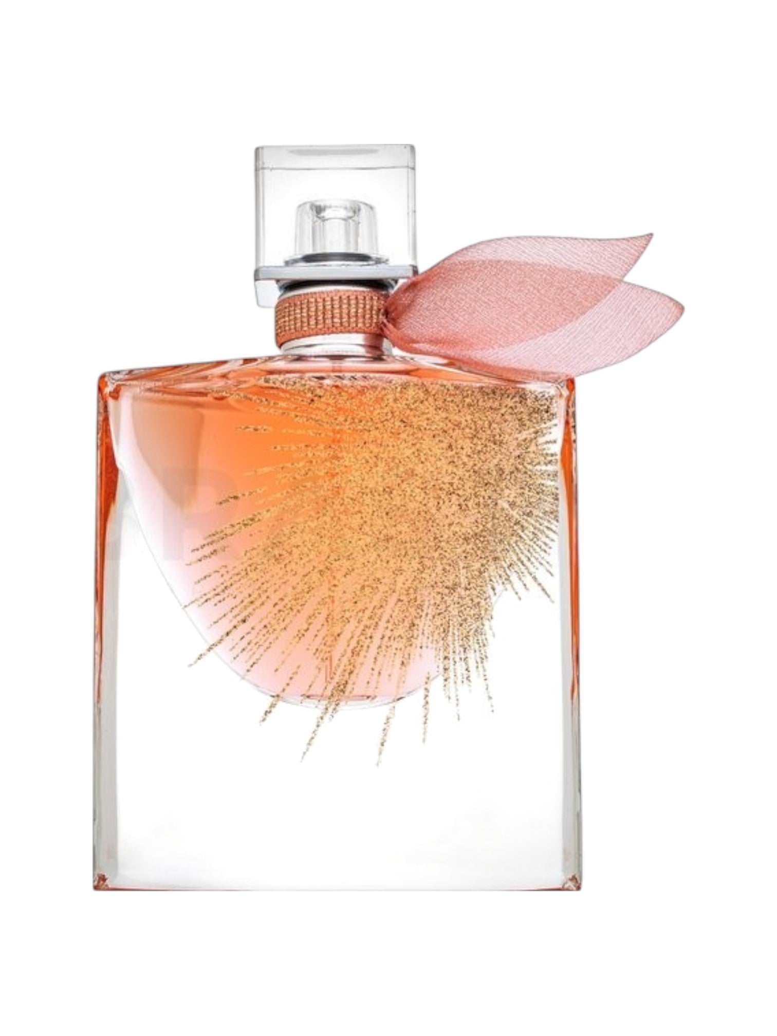 Perfume bottle with decorative design and pink flower on a white background Monza outlet, monza fashion, shein outlet, shien outlet