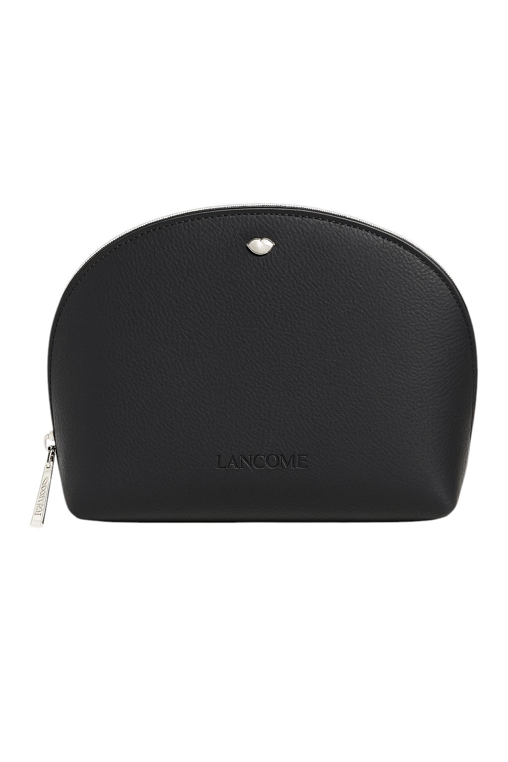 Black cosmetic bag with Lancome branding on a white background Lancome Monza Outlet
