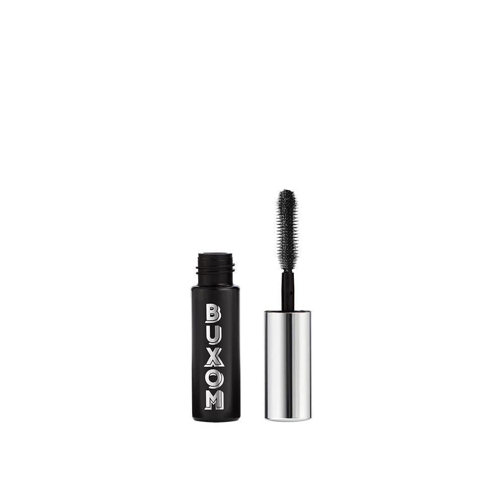 Buxom mascara with black and silver packaging on a white background Monza Outlet