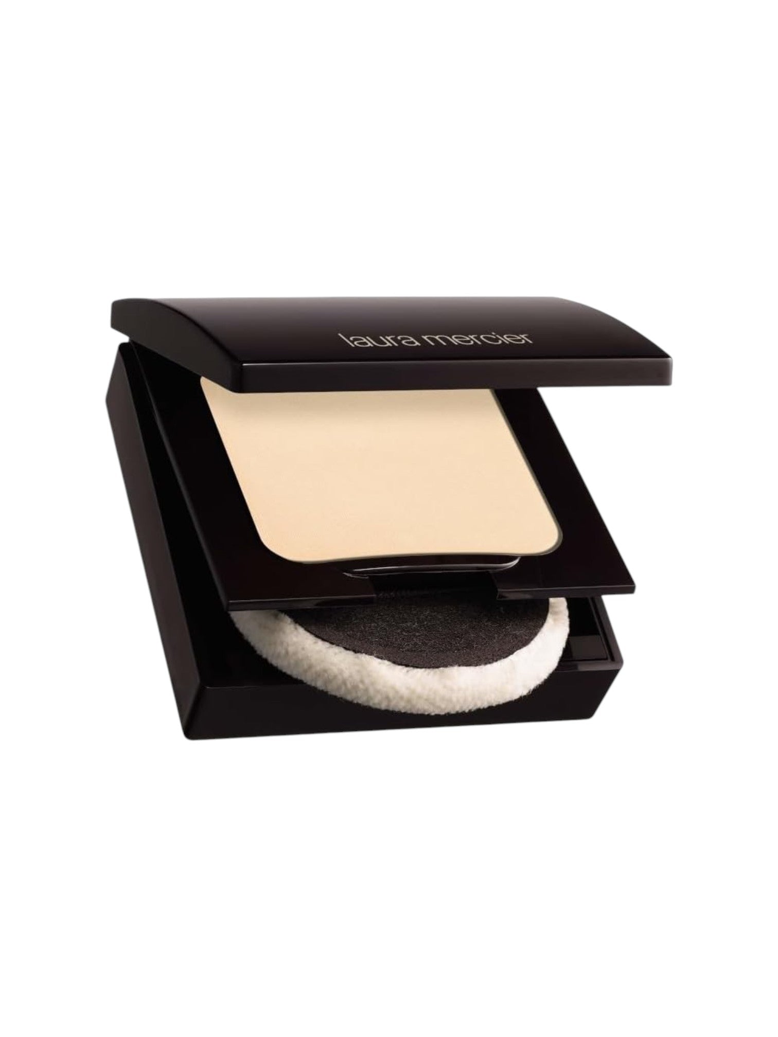 Laura Mercier compact powder on a white background. laura_mercier, Monza Outlet, Monza Fashion, Shein Outlet