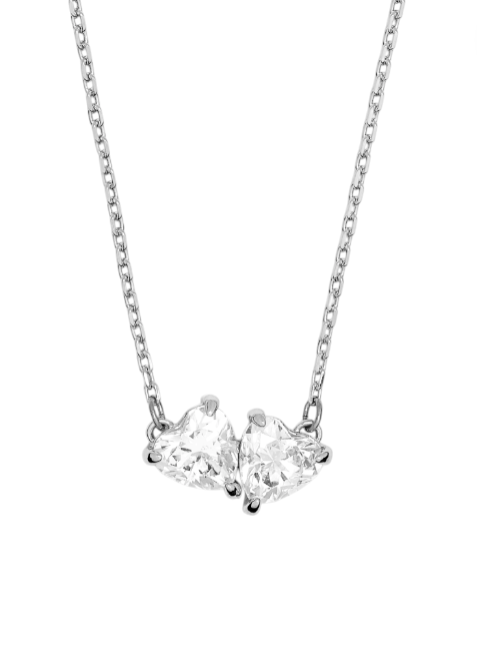 Diamond necklace on a white background monza outlet, Shein outlet, monza fashion