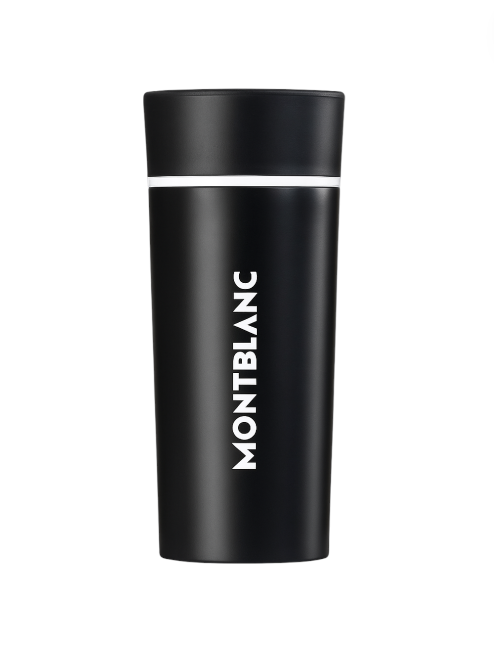 Black Montblanc tumbler on a white background Monza Outlet