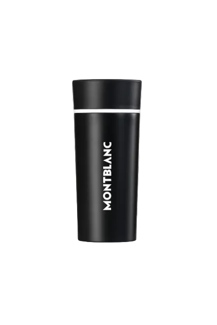 Black Montblanc tumbler on a white background Monza Outlet