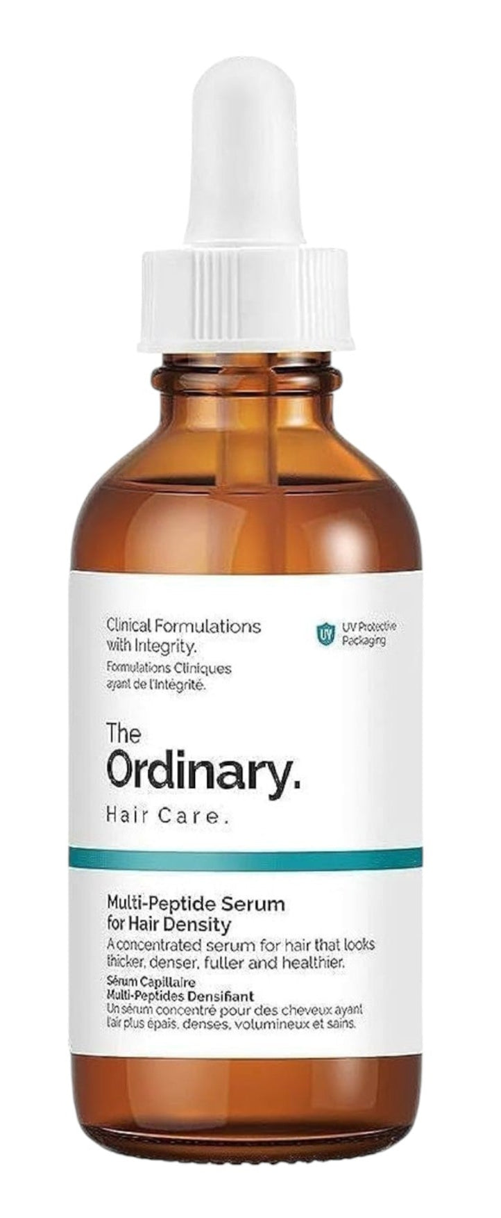Bottle of The Ordinary hair care serum with dropper on a white background Monza Outlet