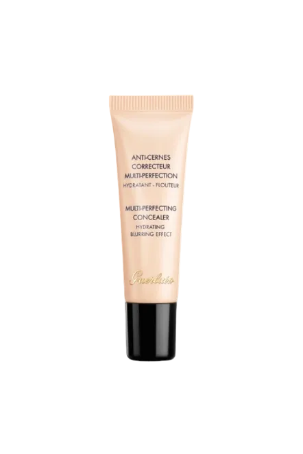 Guerlain multi-perfecting concealer tube on a white background. Monza Outlet