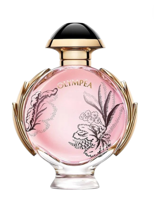 Perfume bottle with floral design on a white background Monza Outlet, Monza Fashion, Shein Outlet