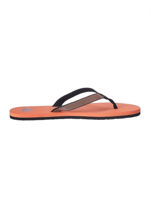 Orange sandal with black strap on a white background monza outlet, Shein outlet, monza fashion