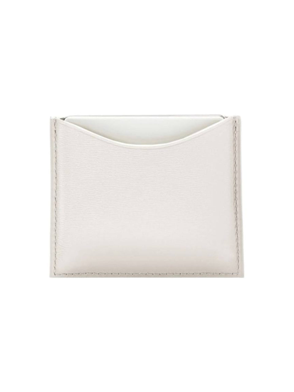 White leather cardholder on a white background Monza outlet, monza fashion, shein outlet, shien outlet