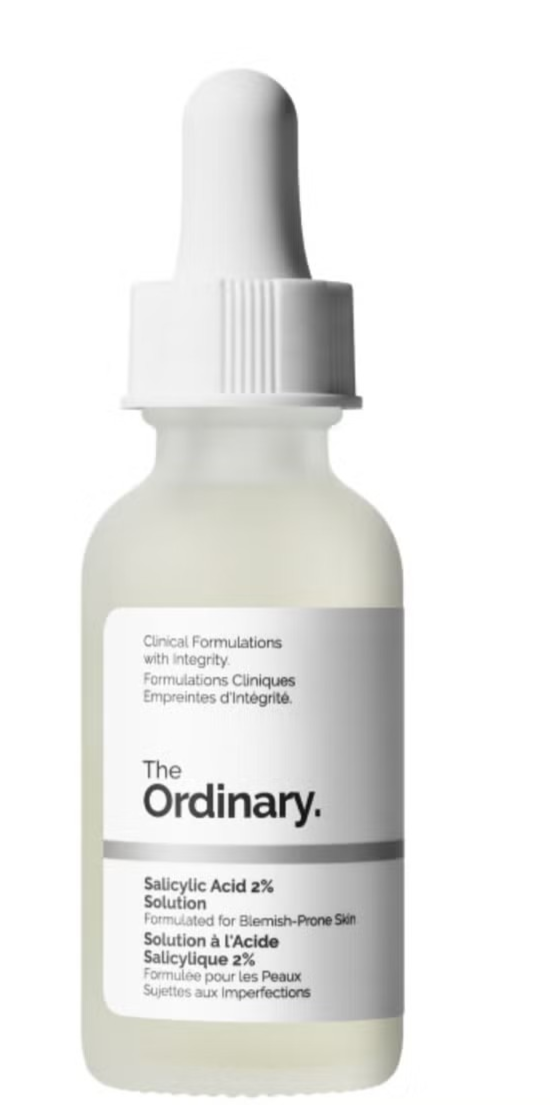 Skincare dropper bottle labeled The Ordinary on a white background Monza Outlet