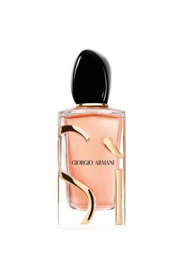Giorgio Armani perfume bottle on a white background. Monza Outlet