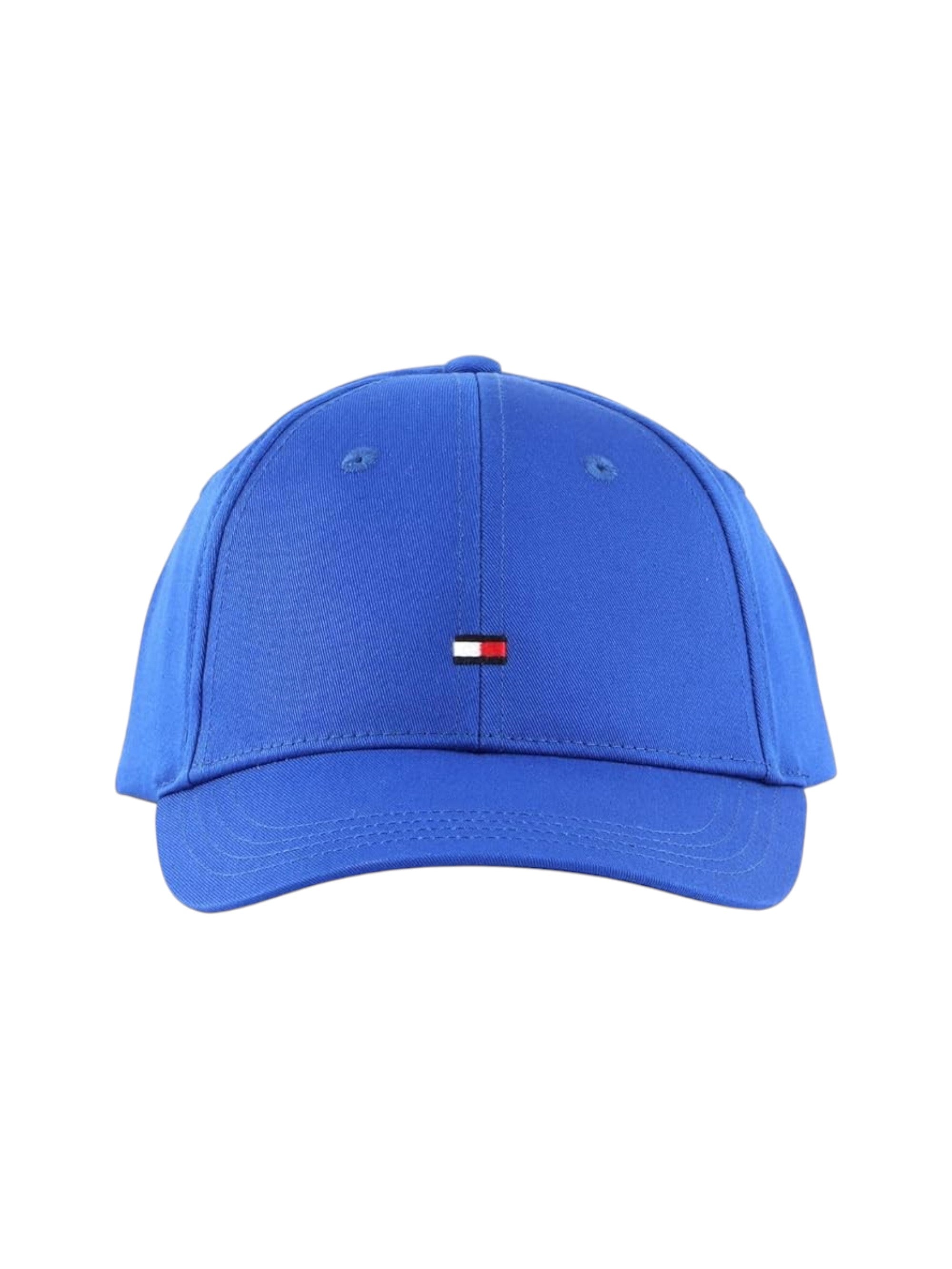 Blue cap with a small flag logo on a white background monza outlet, Shein outlet, monza fashion