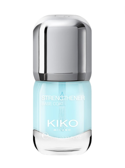 Kiko Milano nail strengthener bottle on a white background Kiko Milano Monza Outlet
