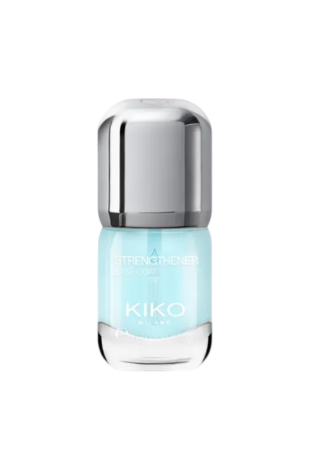 Kiko Milano nail strengthener bottle on a white background Kiko Milano Monza Outlet