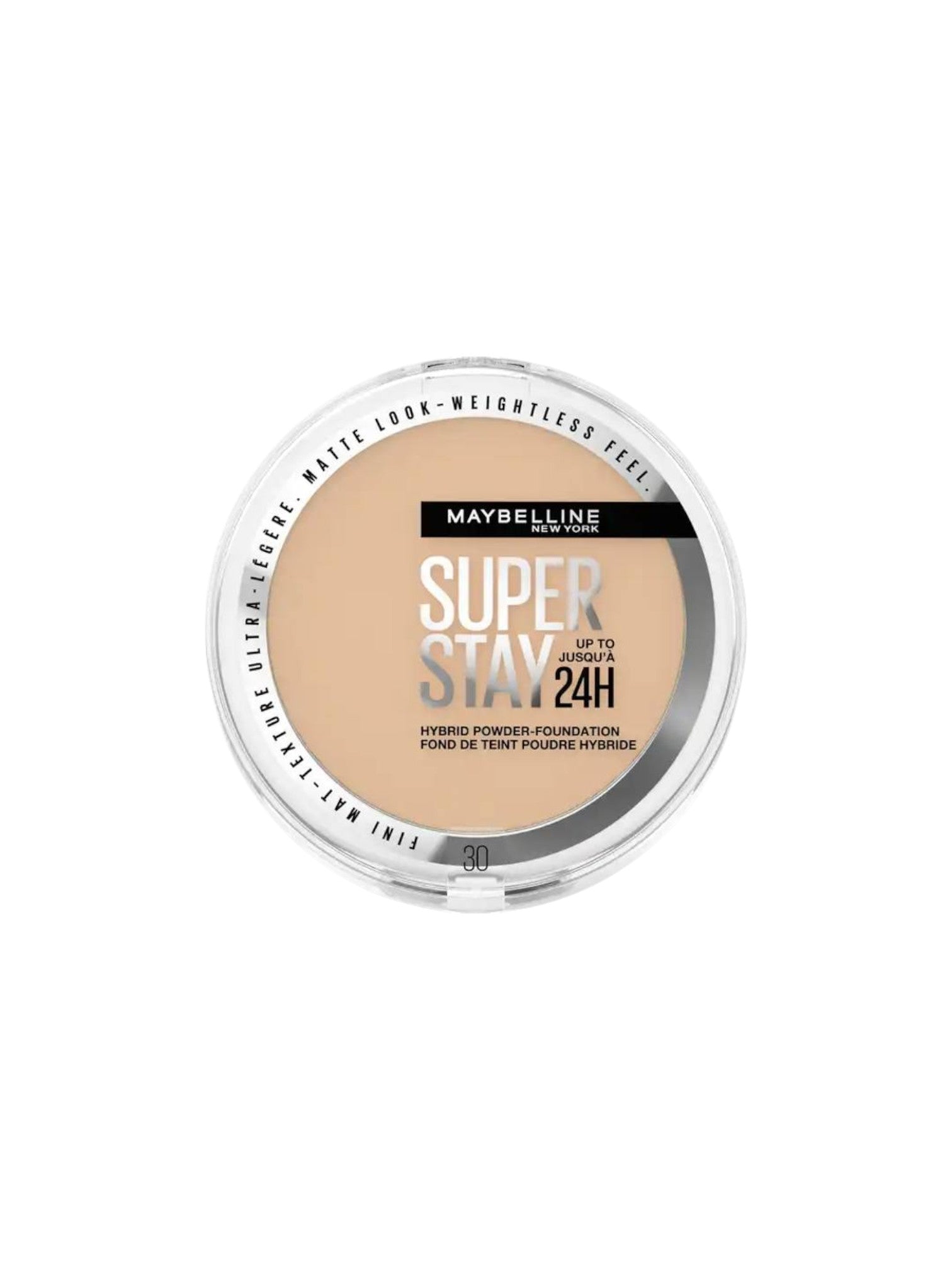 Maybelline Super Stay 24H powder foundation packaging on a white background Monza Outlet