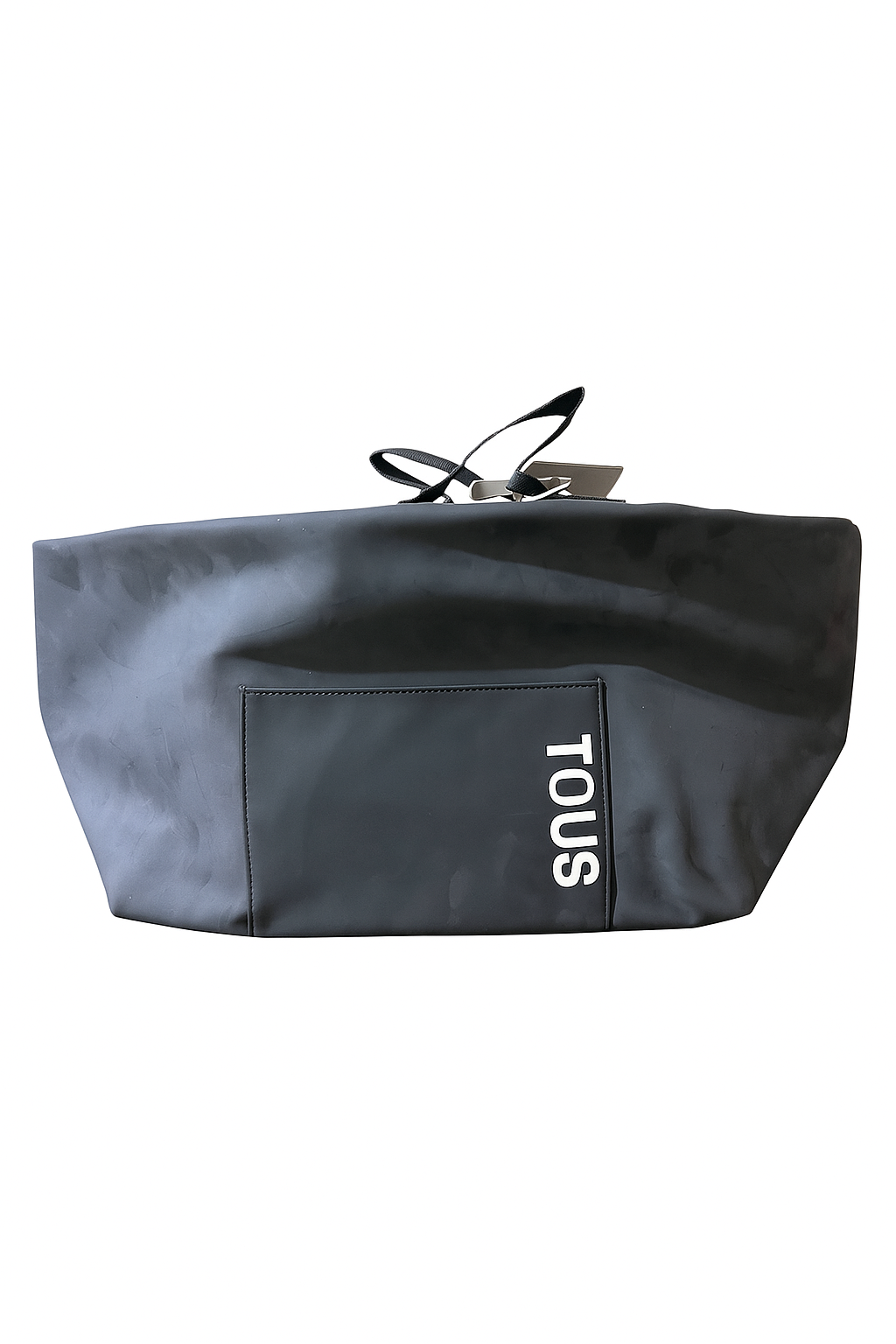 Black handbag with Tous branding on a white background. Monza Outlet