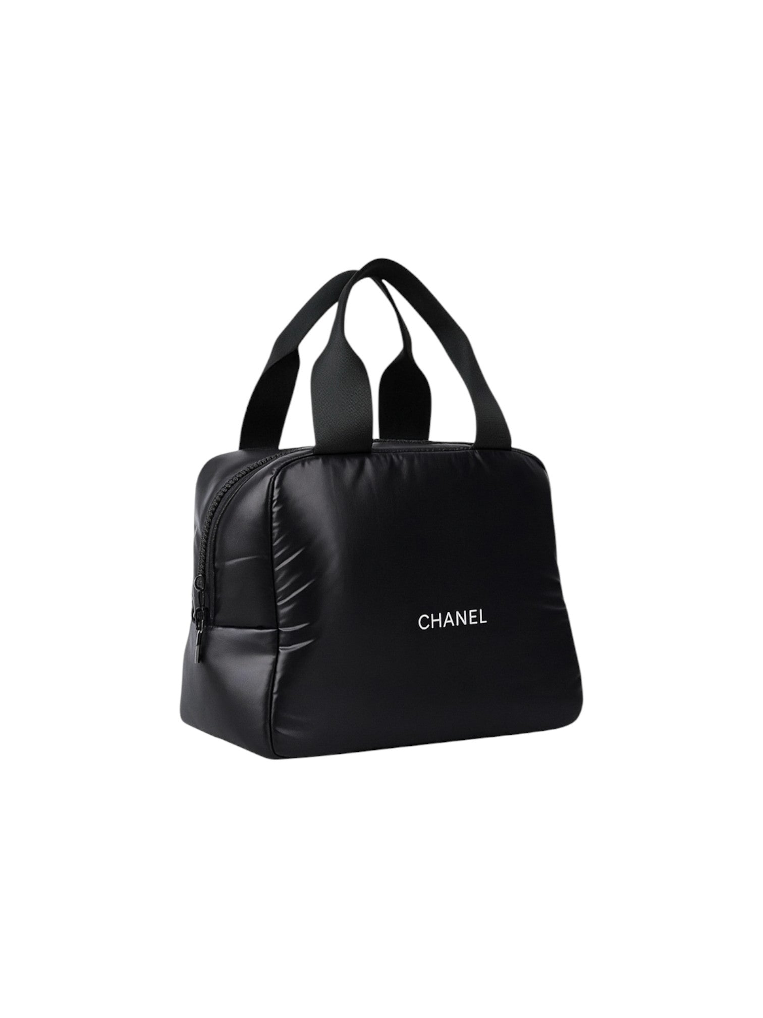 Black Chanel handbag on a white background Monza outlet, monza fashion, shein outlet, shien outlet