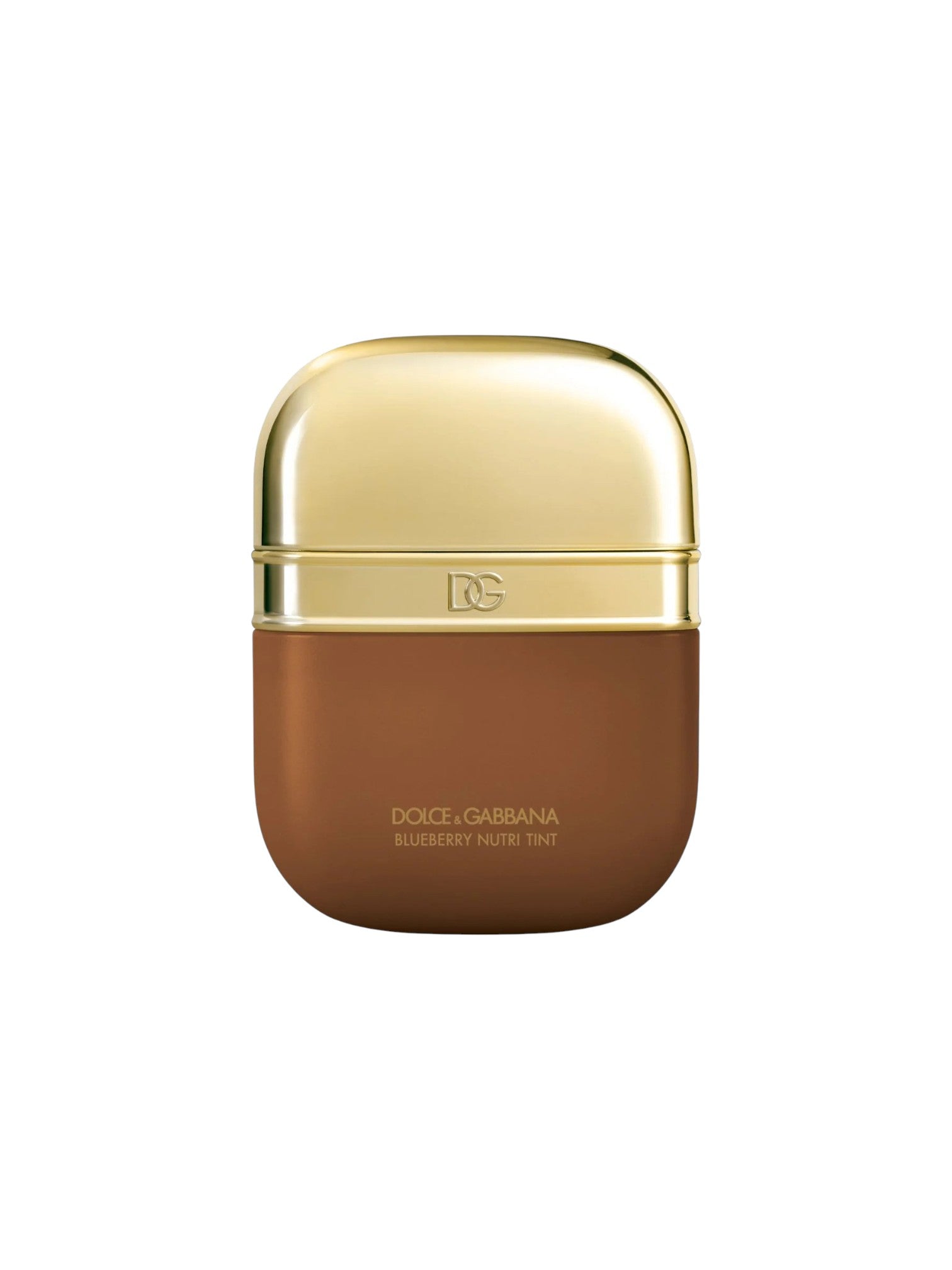 Dolce & Gabbana Rubieff Face Trip in a brown and gold cosmetic jar, centered on a plain white background. Dolce & Gabbana, Monza Outlet, Monza Fashion, Shein Outlet