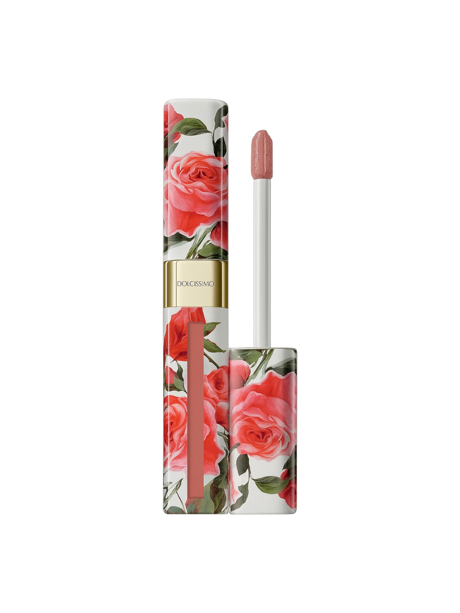 Lipstick with floral packaging on a white background Dolce Gabbana Monza Outlet