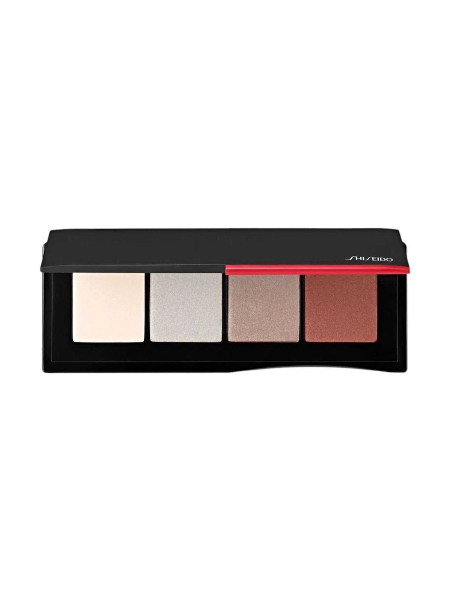 Makeup palette with five different shades on a white background. Shiseido, Monza Outlet, Monza Fashion, Shein Outlet
