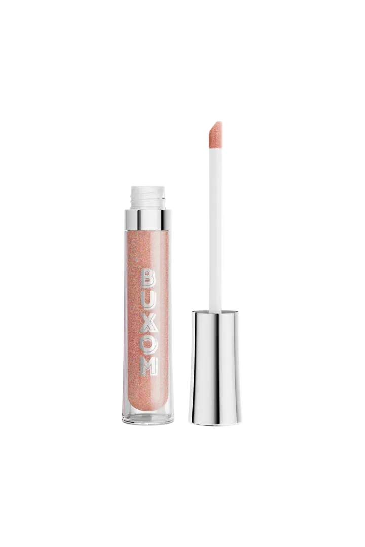 Lip gloss with applicator and Buxom branding on a white background Monza Outlet