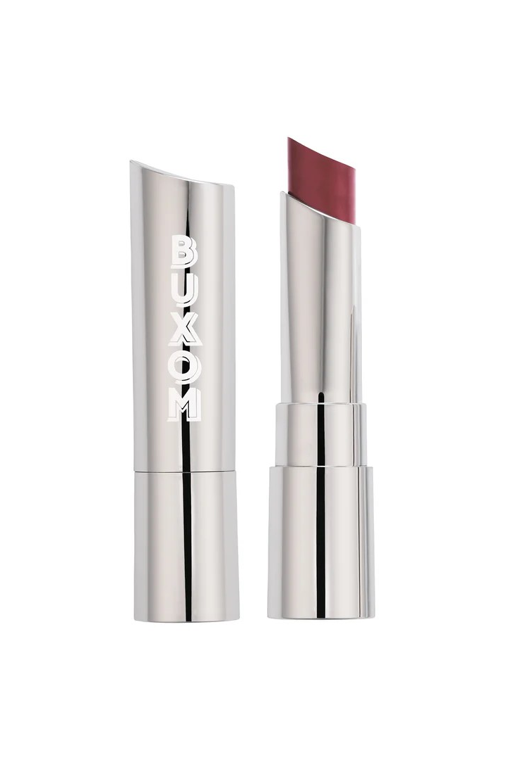 Lipstick with open case on a white background Monza fashion outlet, monza outlet, shein outlet, shien outlet cosmetics, makeup, perfume